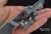 Quinta Studio QD32048 Bf 109E-3 3D-Printed & coloured Interior on decal paper (for Eduard kit) 1/32